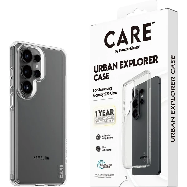 PanzerGlass® CARE Urban kryt Samsung Galaxy S26 Ultra priehľadný - Puzdra - Hlavný obrázok