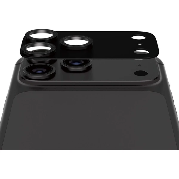 PanzerGlass FENDER hliníková ochrana fotoaparátu iPhone 18 Pro Max Black - Ochranné fólie a sklo - Obrázok d_17b4cc4680e44f94bb16fe49eefacb34