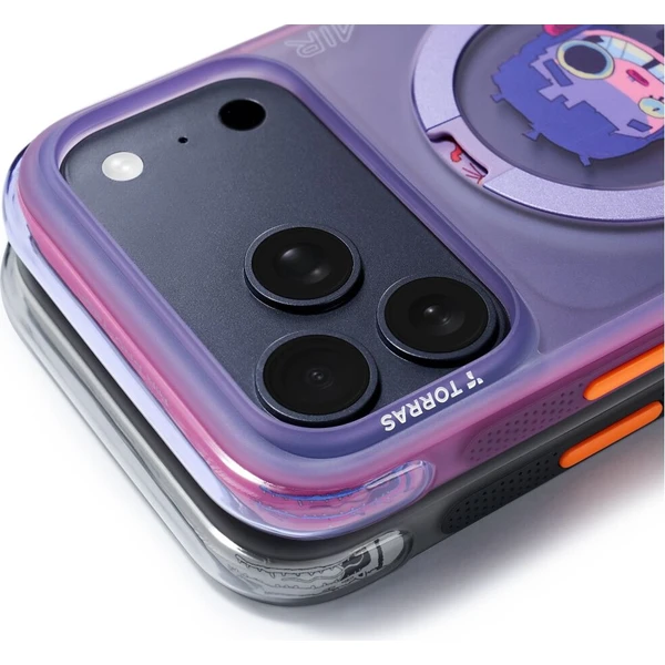 Torras Ostand Q3 Air Gawx Limited MagSafe kryt iPhone 17 Pro Max Neon night muse - Puzdra - Obrázok d_1821ff5d97a0489d856af89794b03f85
