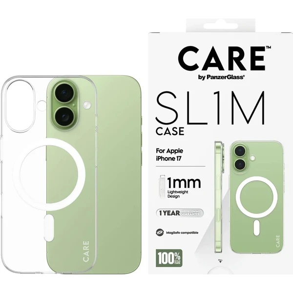 PanzerGlass® CARE SL1M MagSafe kryt Apple iPhone 17e/16e priehľadný - Puzdra - Obrázok d_183227475b624ce4b9801d7dab4b939b