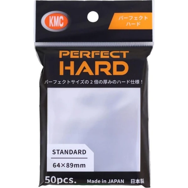 KMC Standard Sleeves - Perfect Hard (50 Sleeves) - Obaly na karty - Hlavný obrázok