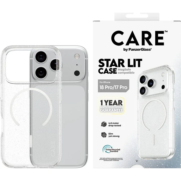 PanzerGlass CARE Star Lit MagSafe kryt Apple iPhone 18 Pro/17 Pro čirý - Puzdra - Obrázok d_19b6df234b36428c9cf5c32153483742