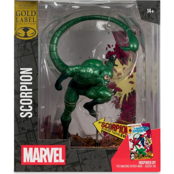 Figúrka McFarlane Marvel - Scorpion (Metallic) (The Amazing Spider-Man #318) 18 cm - Figúrky - Obrázok d_19c755f5ae5247f7b0ac2cd28b5fecbe
