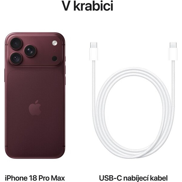 Apple iPhone 18 Pro Max 512GB burgundská červená - Mobilné telefóny - Obrázok d_19db7c26e24b4642a1857c1756088cb3
