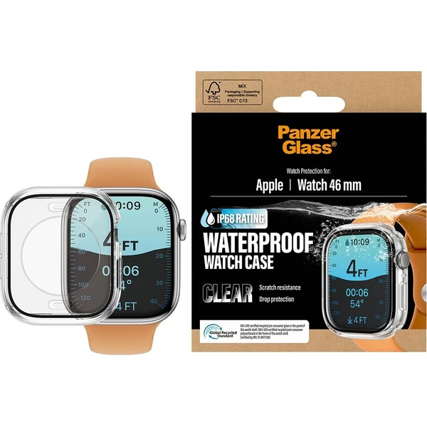 PanzerGlass Waterproof kryt s ochranným sklem Apple Watch 11/10 (46mm) čirý - Puzdra - Obrázok d_1a2ccc6972d2433fac3ec0173c3d4351