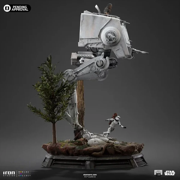 Soška IRON STUDIOS Star Wars - AT-ST & CHEWBACCA 53 cm - Sochy a sošky - Obrázok d_1a3a29e12db34bc39debebd0929b0f1e