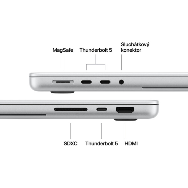 Apple MacBook Pro 14" (PROLED XDR) M5 Pro (18CPU/20GPU) / 48GB / 1TB / stříbrný - Notebooky - Obrázok d_1a427f5e42734645a34bc4555a7e096e