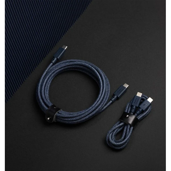 Native Union Belt Cable XL USB-C/USB-C kábel 3m, 100W modrý - Káble a redukcie - Obrázok d_1a459b8589f447e2ab658a8b6ba331db