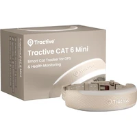 Tractive CAT 6 Mini chytrý GPS lokátor pre mačky hnedý - GPS Moduly 