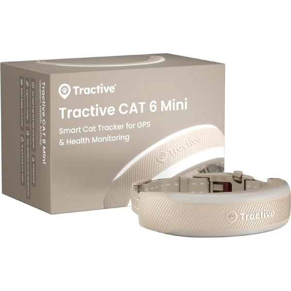 Tractive CAT 6 Mini chytrý GPS lokátor pre mačky hnedý - GPS Moduly  - Hlavný obrázok