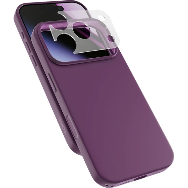 Epico Silicone Pro Mag+ MagSafe/Qi2 silikonový kryt iPhone 17 Pro/18 Pro fialový - Puzdra - Hlavný obrázok