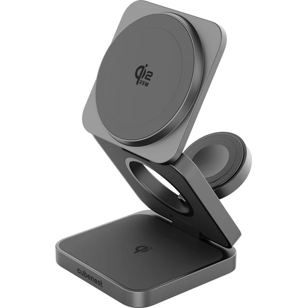 Cubenest SQS312 Pro Qi2.2 3v1 magnetická nabíjačka pre Samsung sivá - Nabíjačky - Obrázok d_1b6e7238078043719ec7eeeb84108072