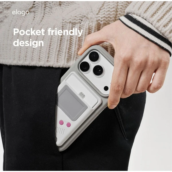 ELAGO Magsafe Retro Pocket peňaženka na karty svetlo šedá - Peňaženky - Obrázok d_1ba13185391546ff8b00dfd7c27861da