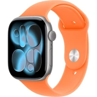 Apple Watch 49/46/45/44mm mandarinkový športový remienok S/M - Remienky