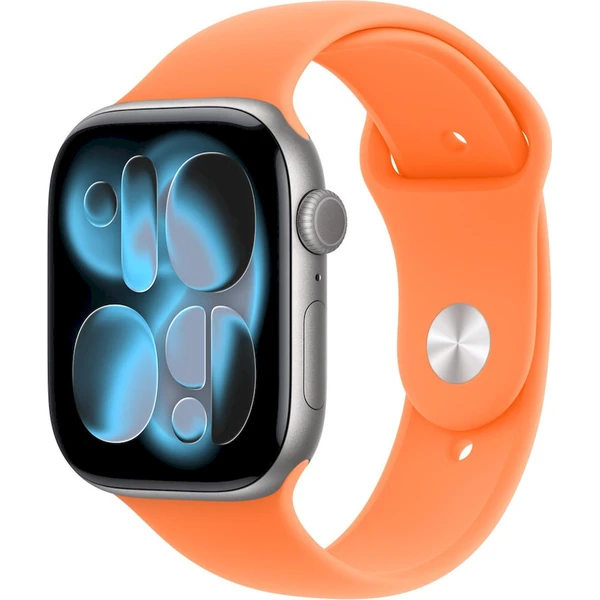 Apple Watch 49/46/45/44mm mandarinkový športový remienok S/M - Remienky - Hlavný obrázok