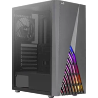 Aerocool Delta-A-BK-v1 Midi-Tower čierna - Počítačové skrine