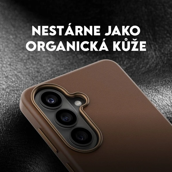 PanzerGlass® CARE SOLO Qi kryt z vegánskej kože Samsung Galaxy S26 hnedý - Puzdra - Obrázok d_1c968ccd1e094c7aafcf01492e69502d