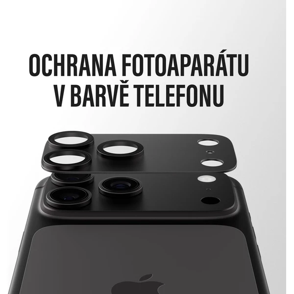 PanzerGlass FENDER hliníková ochrana fotoaparátu iPhone 18 Pro Shades of Grey - Ochranné fólie a sklo - Obrázok d_1d6e89641a254163ab32ba79d307f6f3