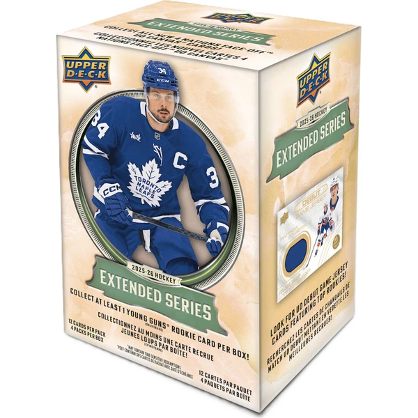 Hokejové karty 2025-26 Upper Deck Extended Series Hockey Blaster Box - Hokejové karty - Hlavný obrázok