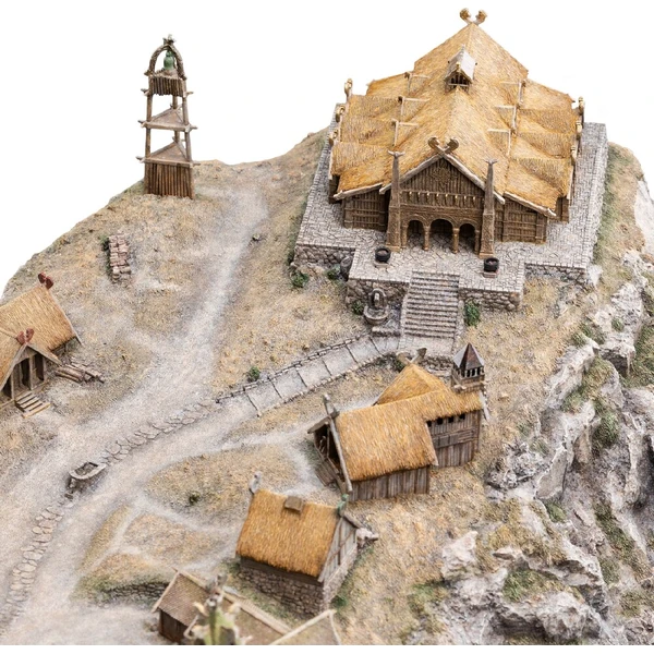 Replika Weta Workshop Pán prsteňov trilógia - Edoras (limitovaná edícia) 16,1 cm - Repliky - Obrázok d_1e23dc9de2144160b5472fea9d355e23