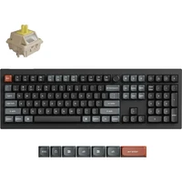 Keychron V6 Ultra 8K Keychron Silk POM Banana bezdrôtová herná klávesnica (US) čierna - Klávesnice