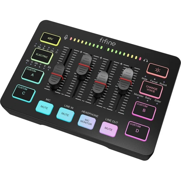 Fifine SC3 mixpult čierny - Mixpulty - Obrázok d_1e63dfb0ae554c75b4be9cda917458e5