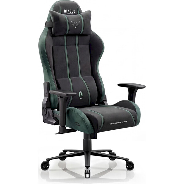 Diablo X-One 2.0 Normal Size herná stolička čierno-zelená - Stoličky - Obrázok d_1ea552d4df554006a9a6edc467c2952c