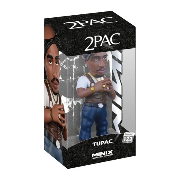 E-shop MINIX Music: Tupac - Tupac (čierny šál)