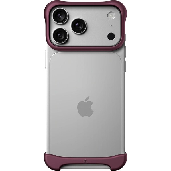 Arc Pulse - hliníkový ochranný rám na iPhone 18 Pro Max, matná tmavě červená - Puzdra - Obrázok d_1f825bf6cb1c4c8686994c43a31a17c6