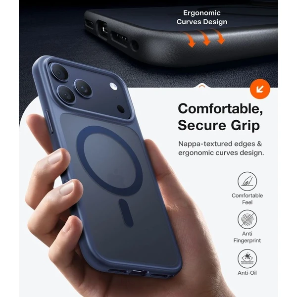 Torras Guardian MagSafe kryt iPhone 17 Pro Max midnight blue - Puzdra - Obrázok d_1ff8991de7b1416d90839ecf1a6ce5f0