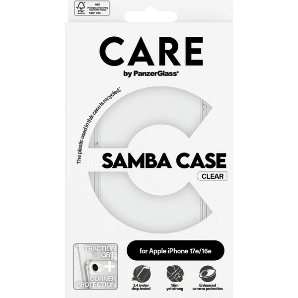 PanzerGlass CARE Samba kryt Apple iPhone 17e/16e číry - Puzdra - Obrázok d_2008a56b29e848a088ef86451f18faa2