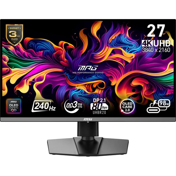 MSI MPG 272URX QD-OLED herný monitor 26,5' - Monitory - Hlavný obrázok