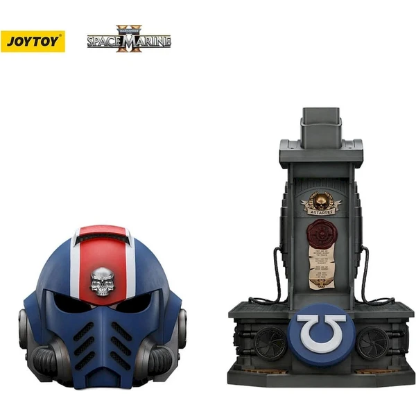 Soška Warhammer 40,000: Space Marine 2 Replica Ultramarines Lieutenant Titus helmet - Sochy a sošky - Obrázok d_20459dd4ffa0400981de1f9833e12e20