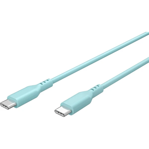 PremiumCord USB-C/USB-C napájací kábel 60W 1,5m tyrkysový - Káble a redukcie - Hlavný obrázok