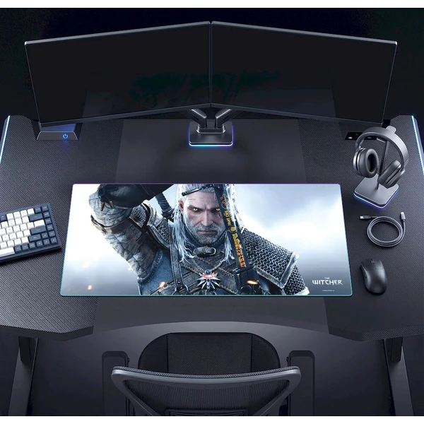 Podložka The Witcher Geralt RGB XL - Podložky - Obrázok d_20528abe54394336a52afb95885c781b