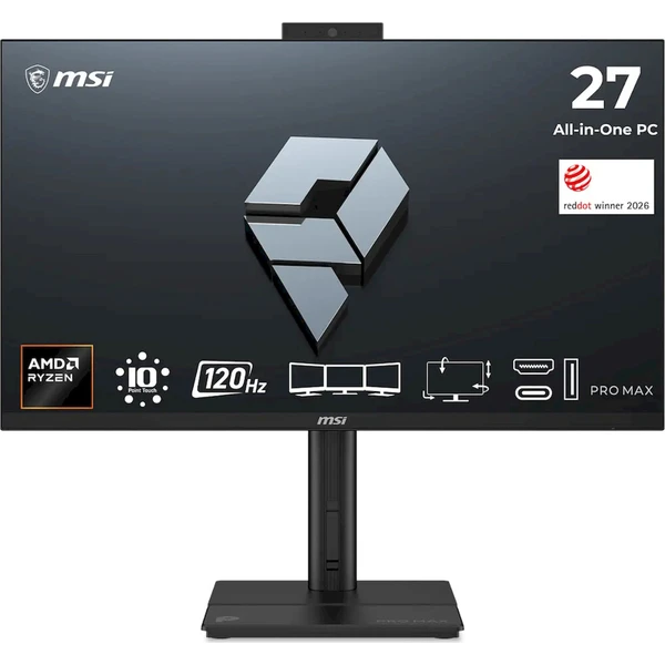 MSI PRO MAX 27TP Z (8MG-002XEU) čierny - All-in-one - Hlavný obrázok