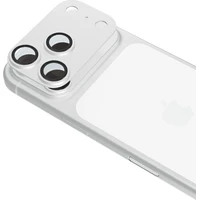 iWant Aluminium AntiReflective Lens & Island hliníkový rámeček pro iPhone 18 Pro Max stříbrný - Ochranné fólie a sklo
