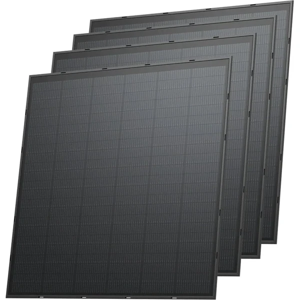 EcoFlow sada štyroch 250W pevných solárnych panelov - Solárne panely - Hlavný obrázok