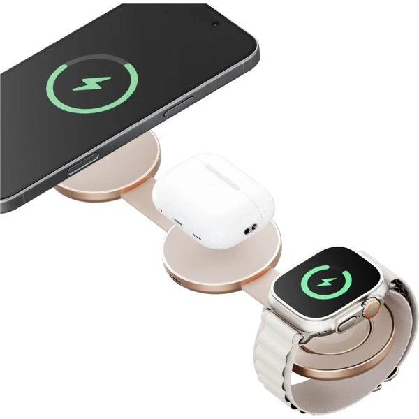 ENERGEA AluMag Trio 3v1 Foldable (Qi2) hliníková MagSafe nabíjačka 15W zlatá - Nabíjačky - Obrázok d_20eebd9940ab4c8ea32b9639e86b4dfb