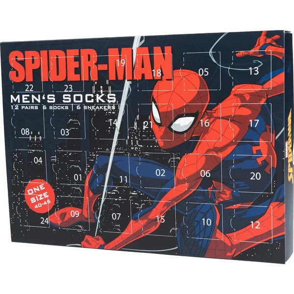 Adventný kalendár Spider-man - ponožky - Kalendáre - Obrázok d_2108e9b350d5483f94b009892b2a09ba