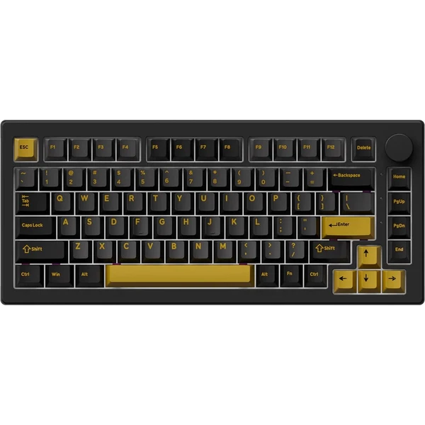Akko 5075 V3 Akko V3 Pro Piano bezdrôtová herná klávesnica (US) čiernožltá - Klávesnice - Hlavný obrázok