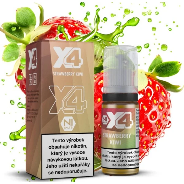 Liquid X4 Bar Juice Jahoda a kiwi 10ml (20mg) - E-liquidy - Hlavný obrázok