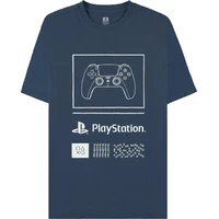 Tričko PlayStation - Controller Navy L - Tričká