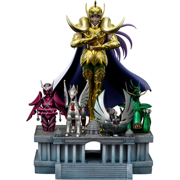 Soška Iron Studios Saint Seiya- Aries Mu Deluxe Art Scale 1/10 27 cm - Sochy a sošky - Hlavný obrázok