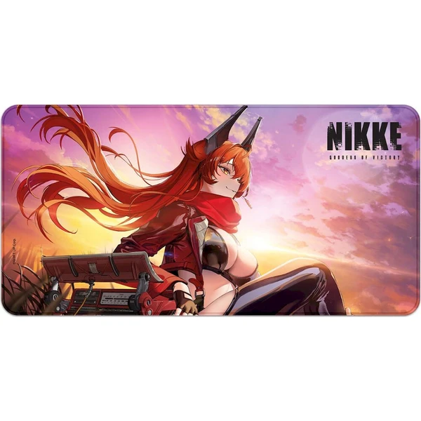 Herná podložka 80x40cm - Goddess of Victory: Nikke - Red Hood - Podložky - Hlavný obrázok