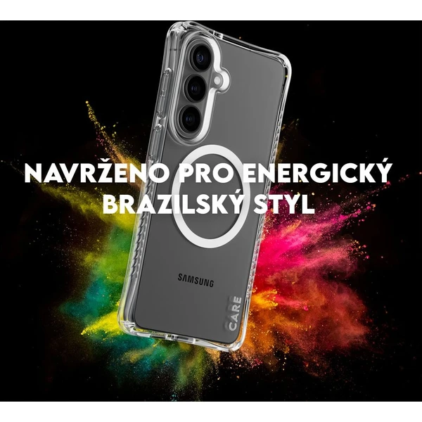 PanzerGlass® CARE Samba Qi kryt Samsung Galaxy S26+ priehľadný/biely - Puzdra - Obrázok d_23069d4cff62438498fac65966e6ee3d