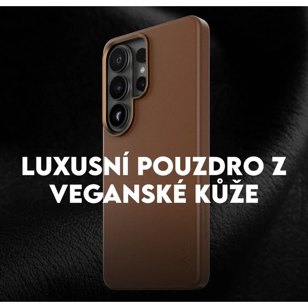 PanzerGlass® CARE SOLO Qi kryt z vegánskej kože Samsung Galaxy S26 Ultra hnedý - Puzdra - Obrázok d_23247196f04948499ba0e63a8488c2aa