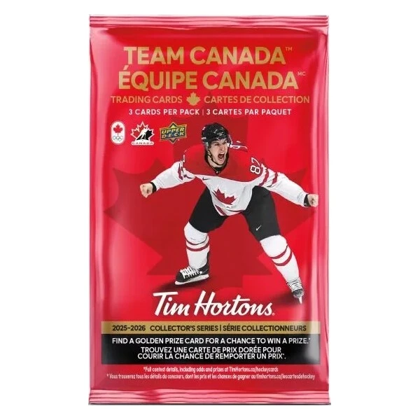 Hokejové karty Upper Deck Tim Hortons Team Canada Hockey 2025-26 Hobby Booster - Hokejové karty - Hlavný obrázok