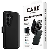 PanzerGlass® CARE Tango Qi 2v1 peňaženka Qi puzdro Samsung Galaxy S26 čierne - Puzdra