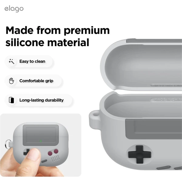 ELAGO AW5 Retro puzdro Airpods Pro 3 šedé - Puzdra - Obrázok d_23c599532012415b9810b1d51c0cedb7